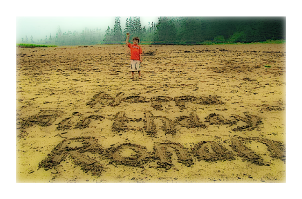 Happy Birthday on the Beach