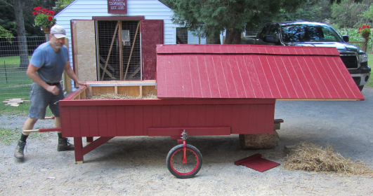 Mobile Coop Finished and Red