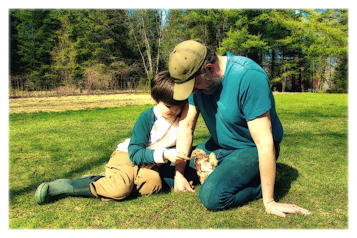 family-and-chicken